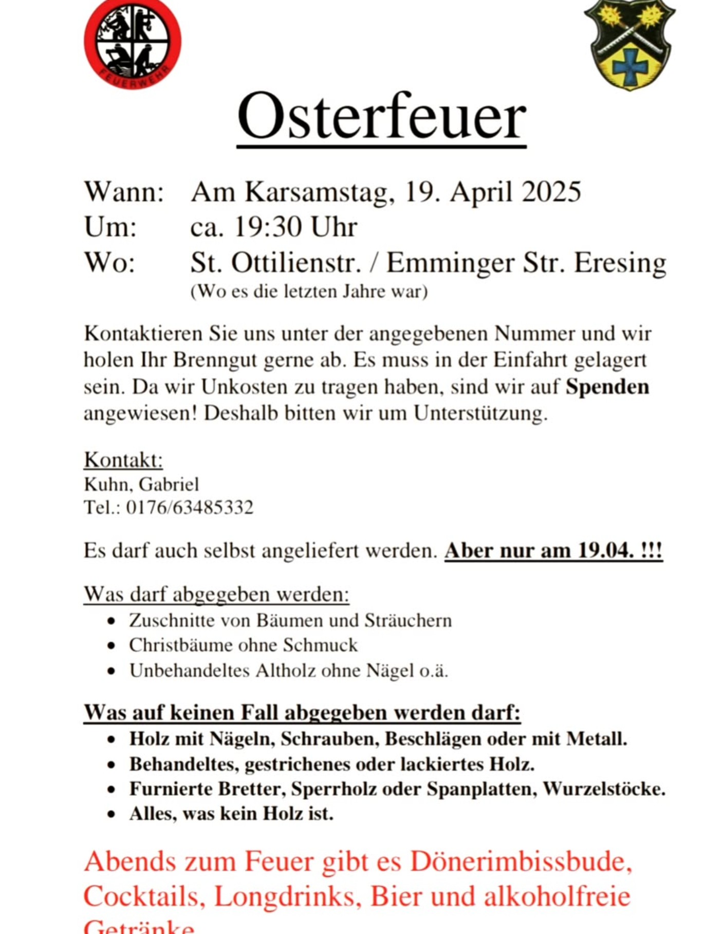 Osterfeuer